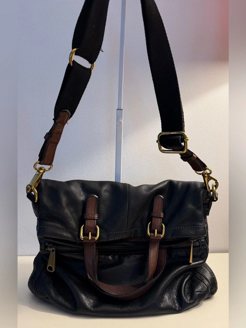 Fossil leather Fold over Explorer.